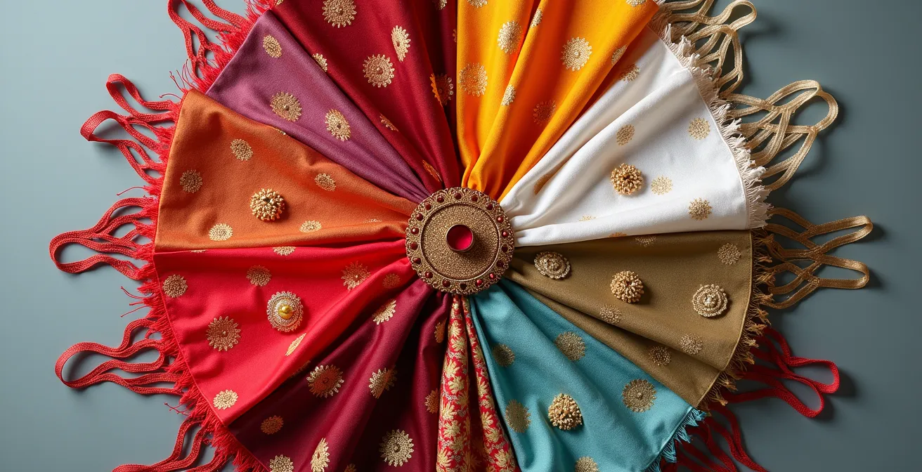 Paleta de colores tradicionales para bodas en diferentes culturas